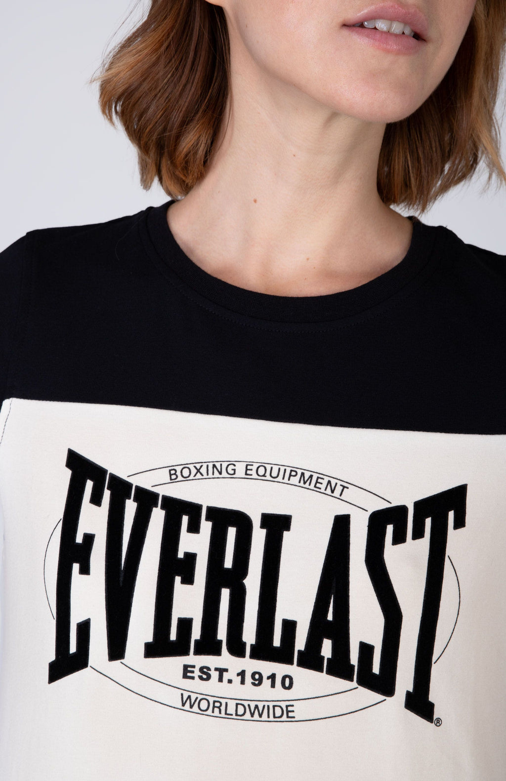 Polera Manga Corta Cut Beige Everlast