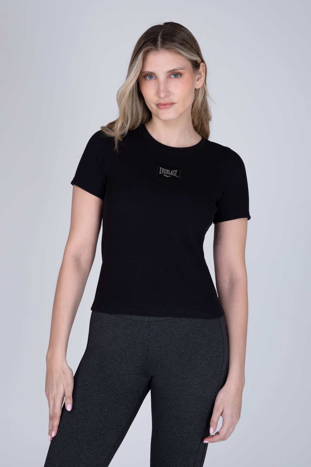 Polera Manga Corta Sport City Negro Everlast
