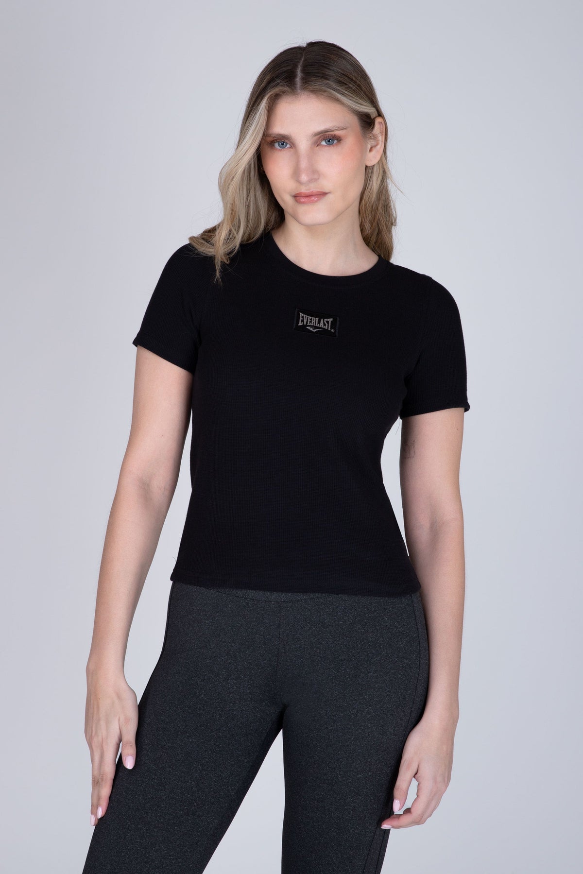 Polera Manga Corta Sport City Negro Everlast