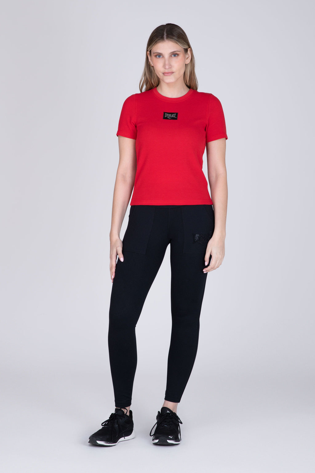 Polera Manga Corta Sport City Rojo Everlast