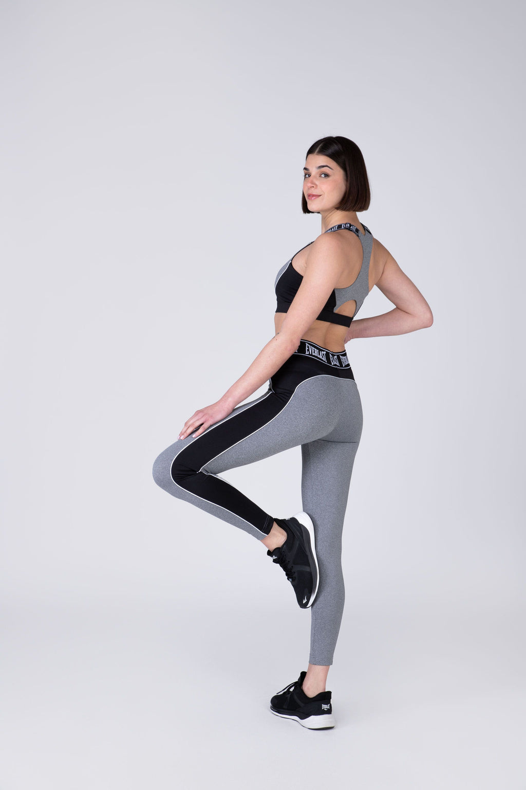 Legging Long Reverse Gris Everlast