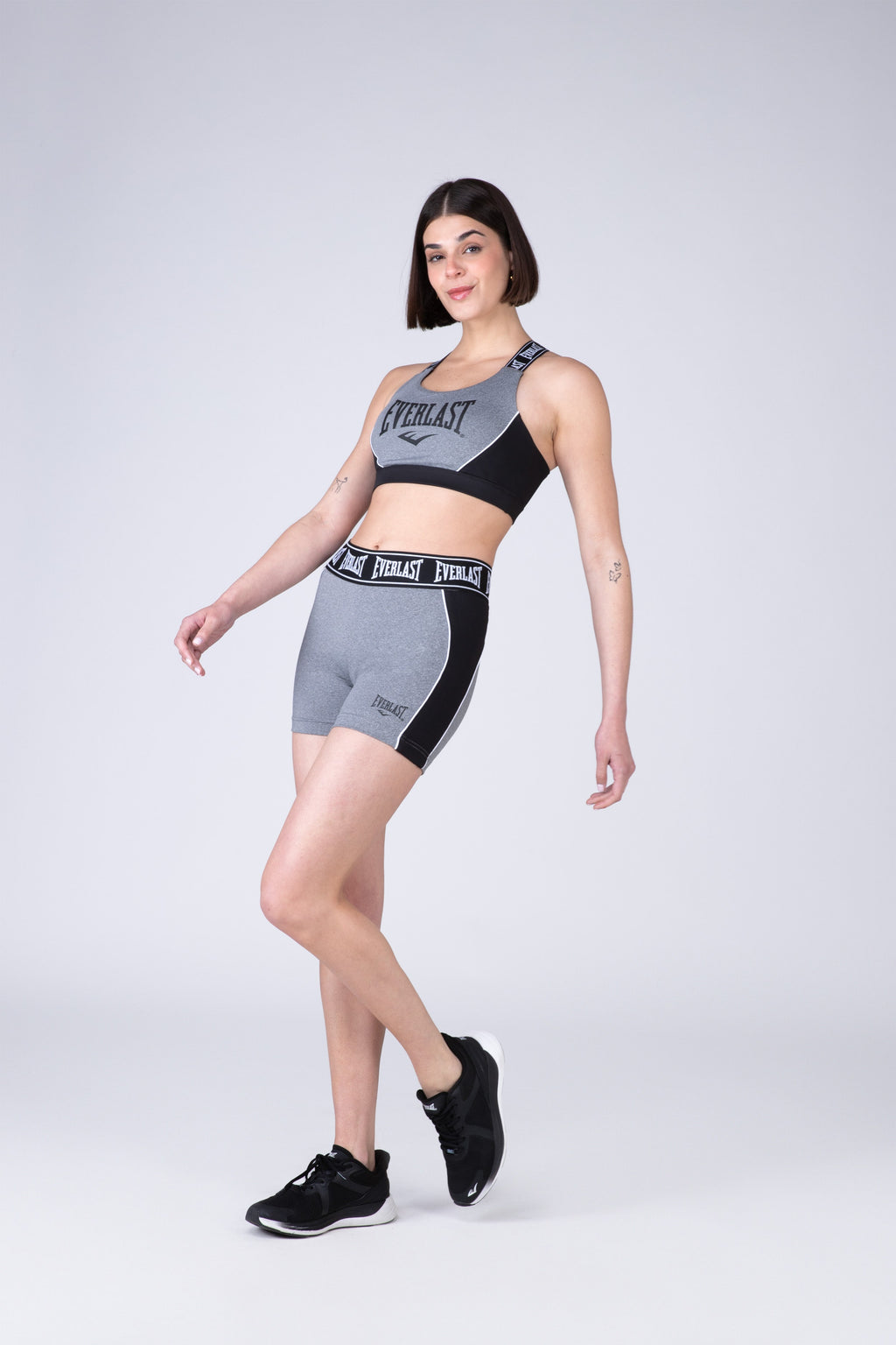 Legging Short Reverse Gris Everlast