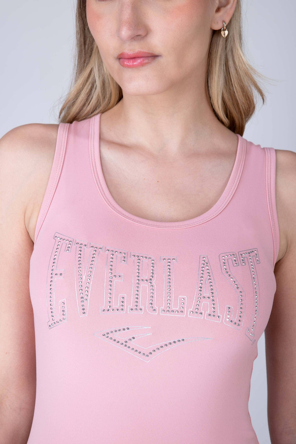 Polera Sin Manga Twist Rosado Everlast