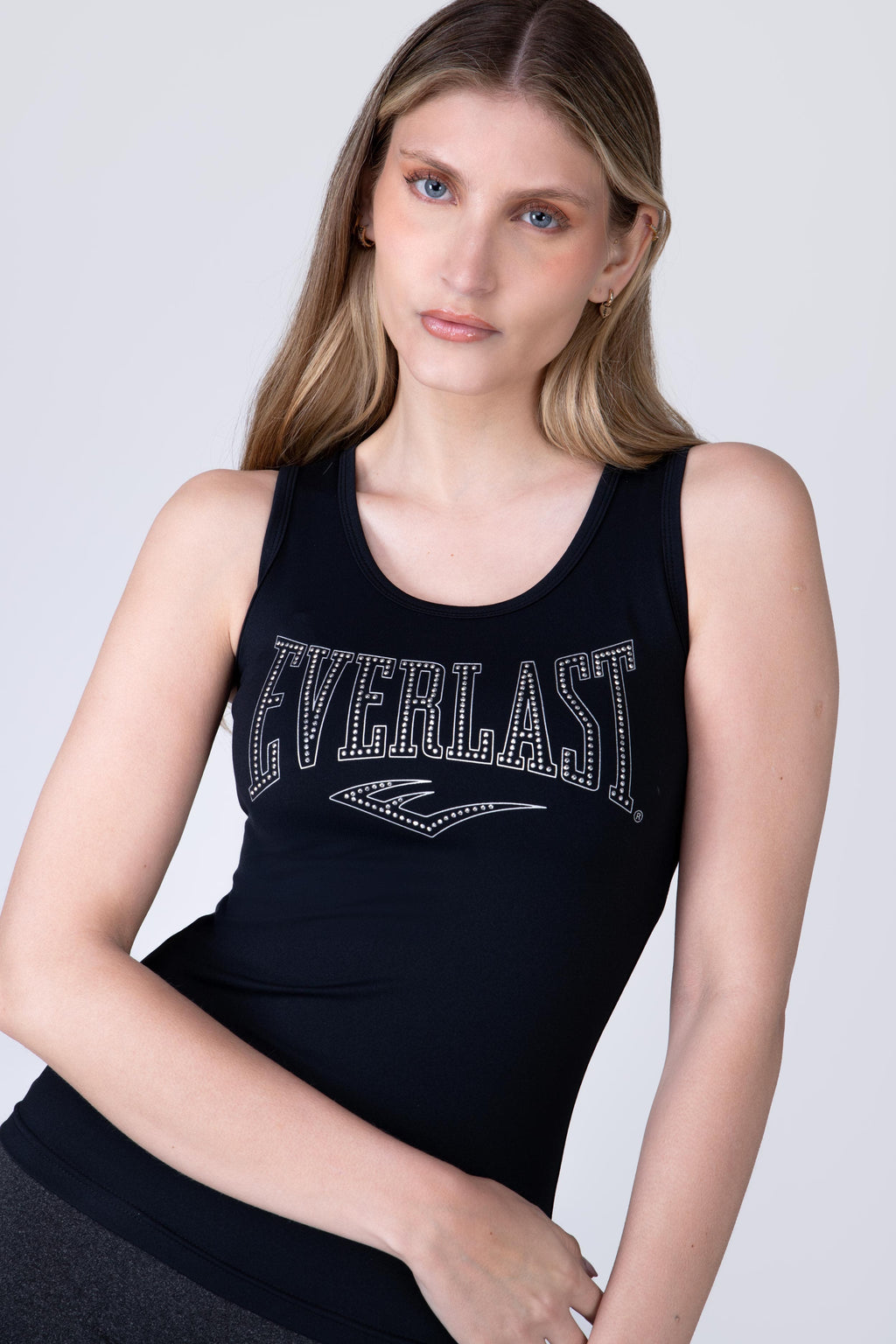 Polera Sin Manga Twist Negro Everlast