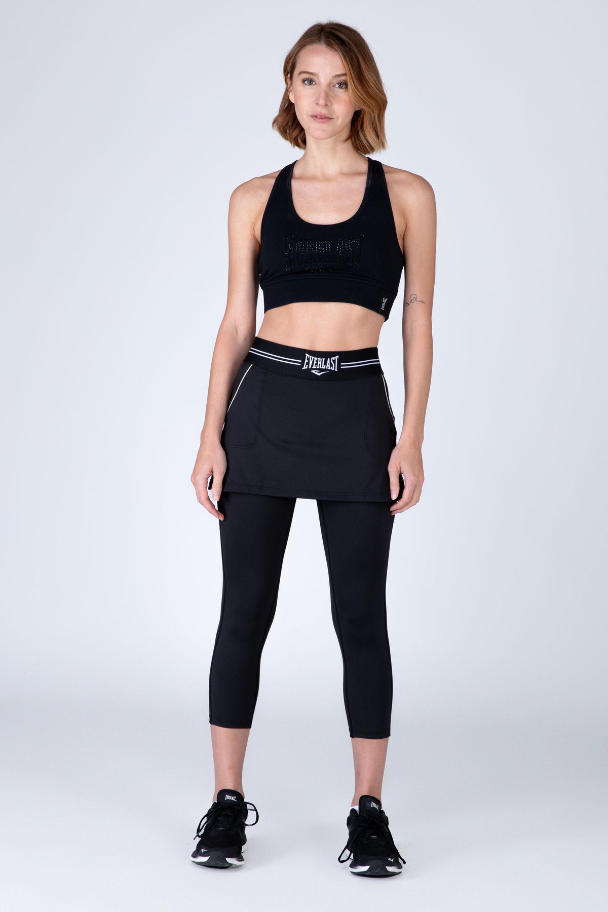 Legging Mid Skirt Kicks Negro Everlast