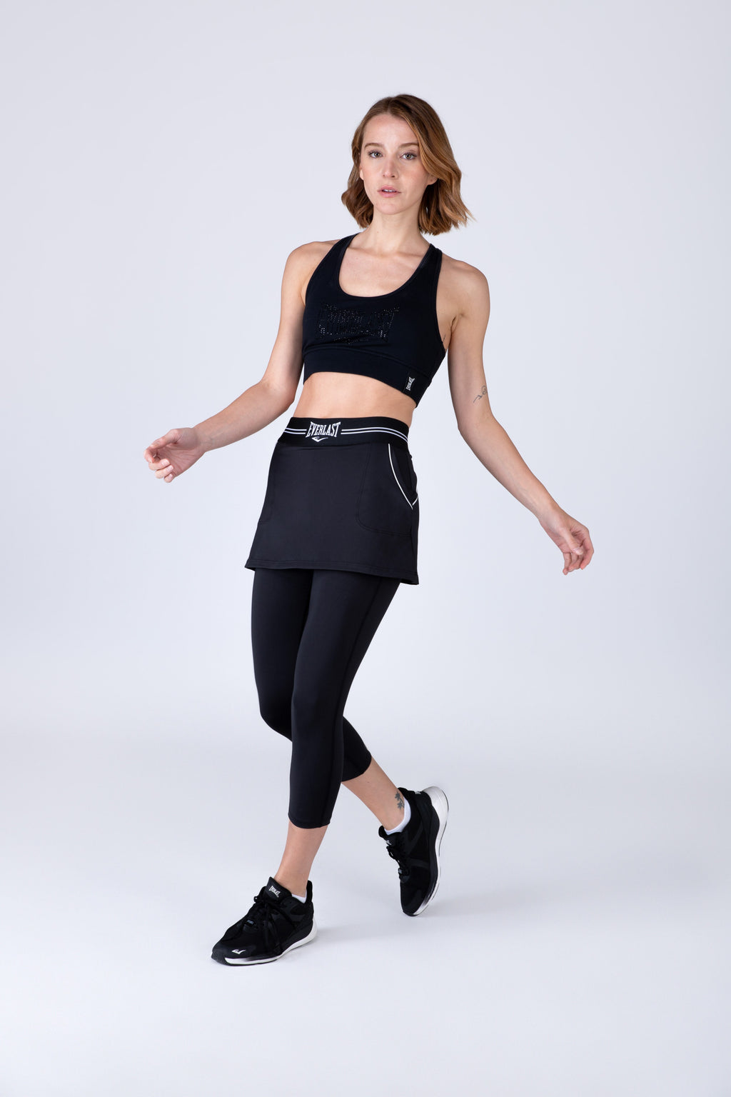 Legging Mid Skirt Kicks Negro Everlast
