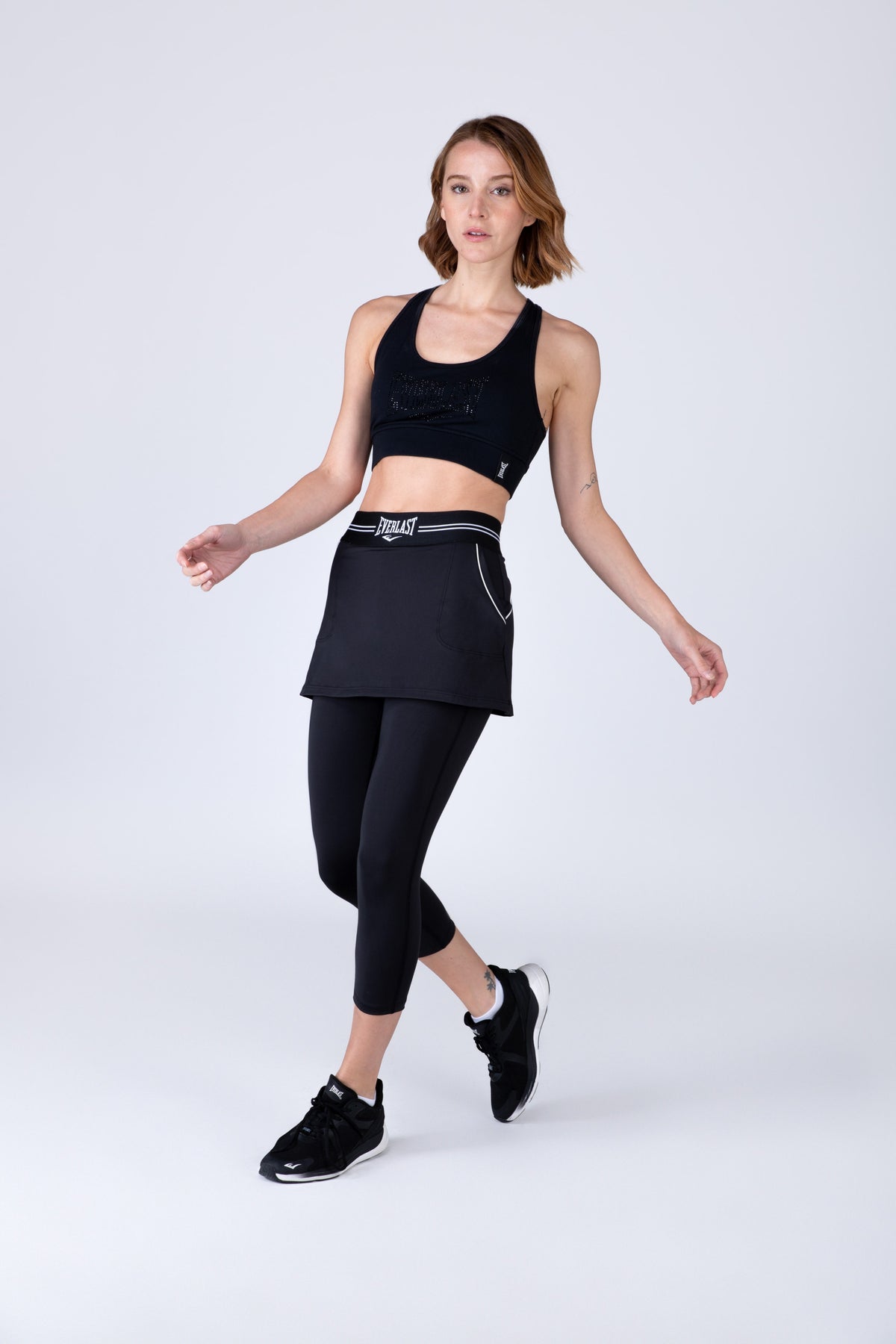 Legging Mid Skirt Kicks Negro Everlast