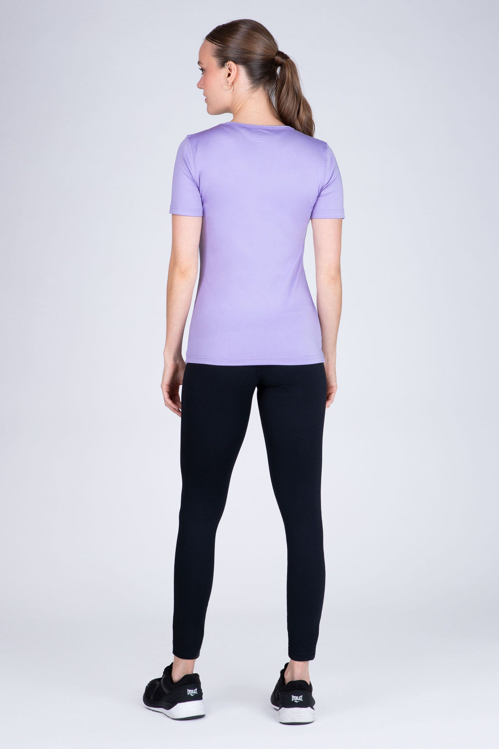 Polera Manga Corta Hiit Morado Everlast