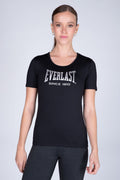 Polera Manga Corta Hiit Negro Everlast