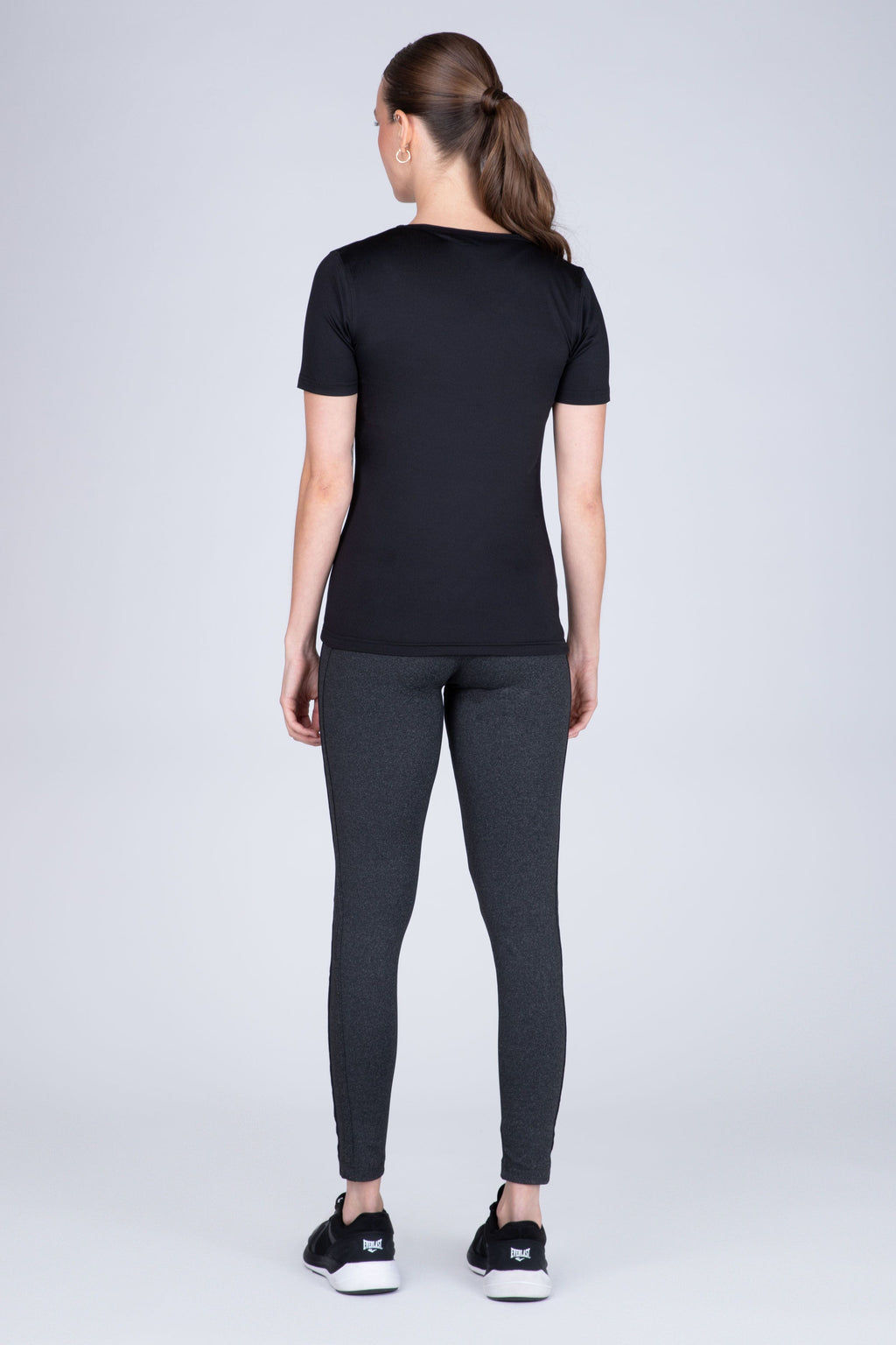 Polera Manga Corta Hiit Negro Everlast
