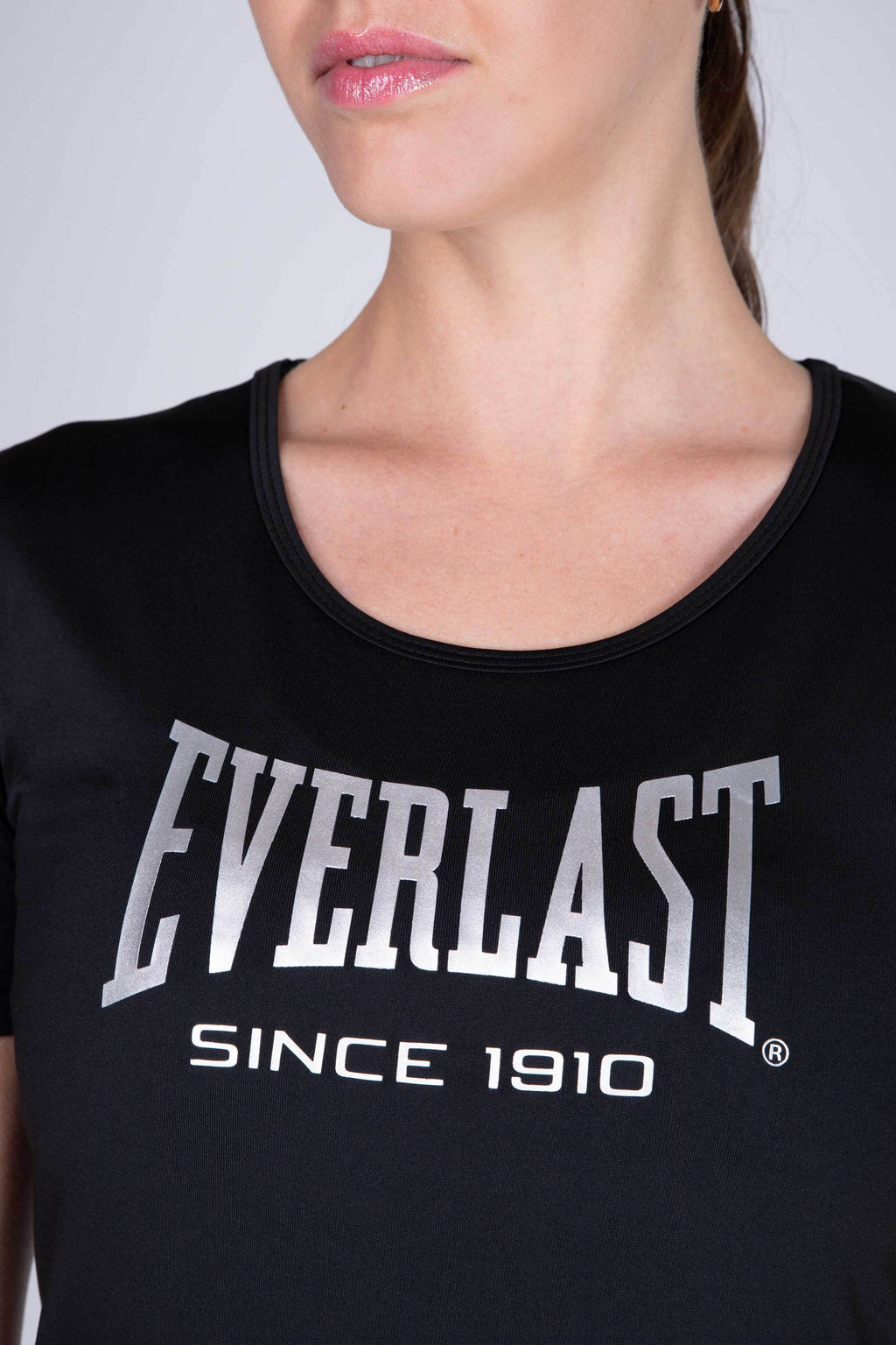 Polera Manga Corta Hiit Negro Everlast