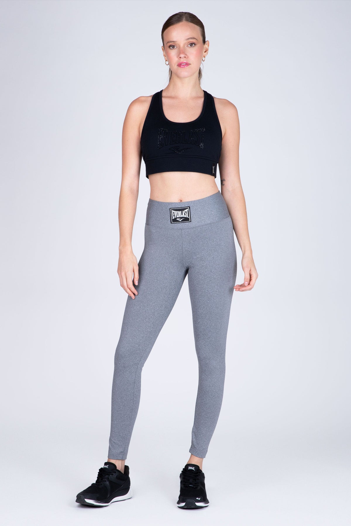 Legging Long Hiit Gris Everlast