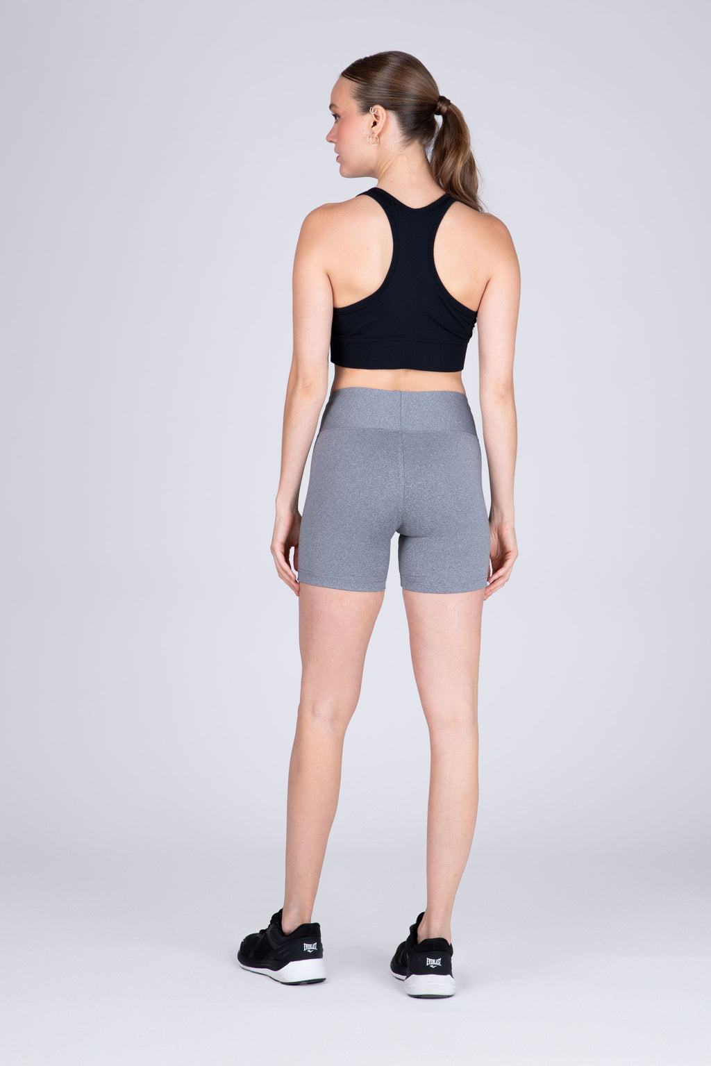 Legging Short Hiit Gris Everlast