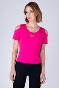 Polera Manga Corta Jumping Rosado Everlast