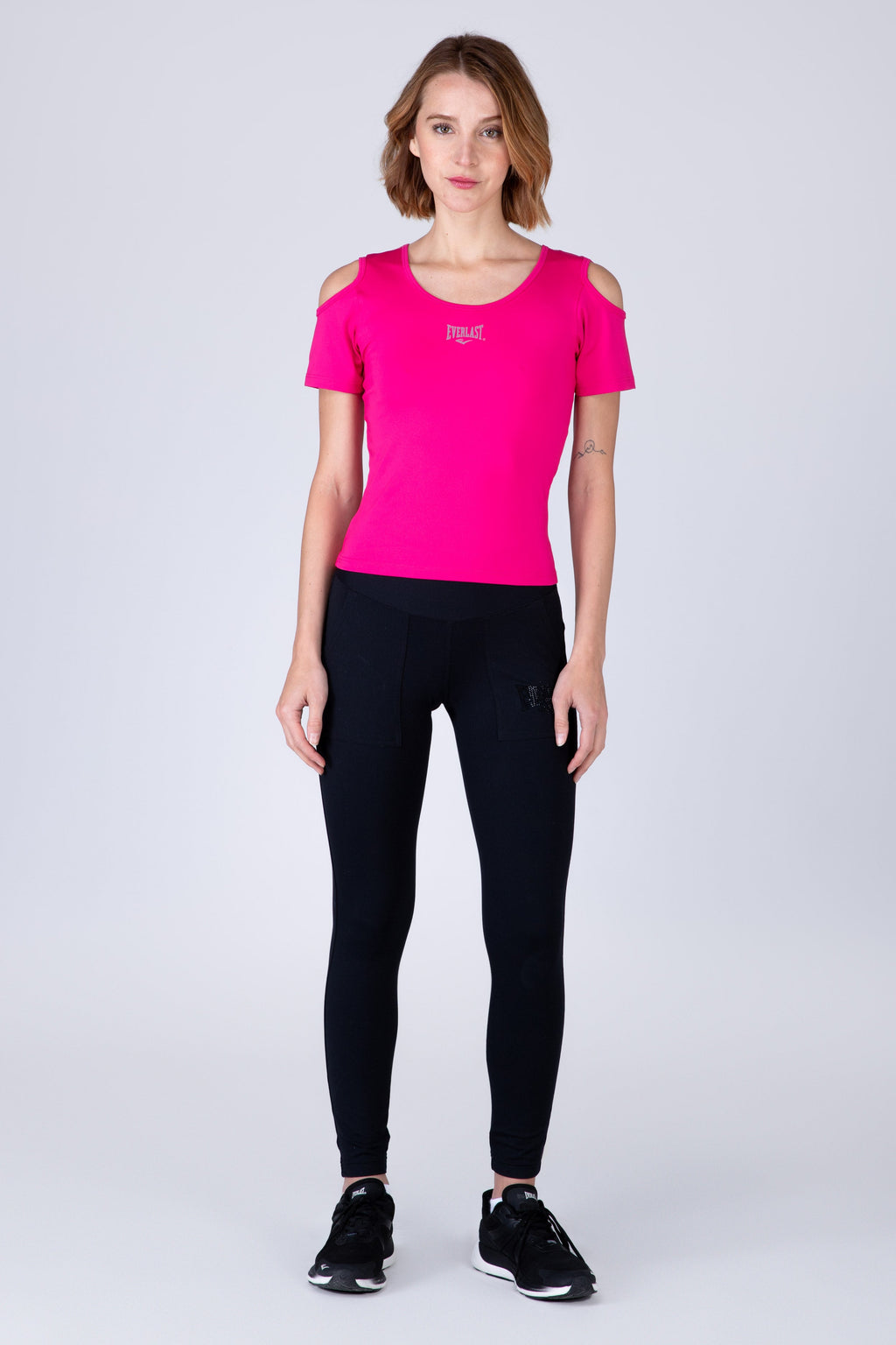 Polera Manga Corta Jumping Rosado Everlast