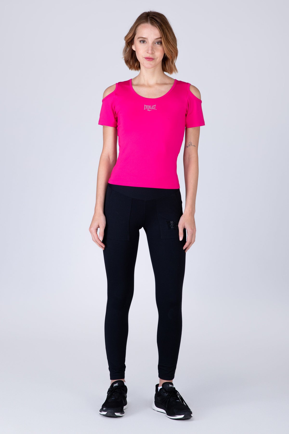 Polera Manga Corta Jumping Rosado Everlast