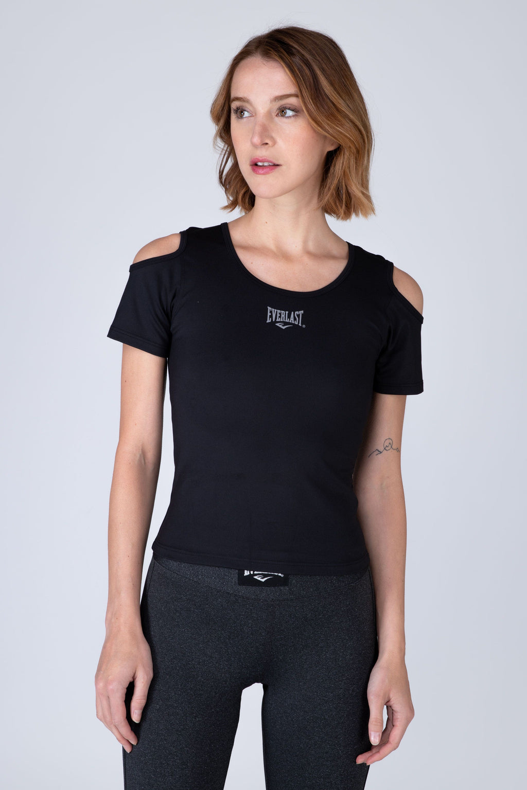 Polera Manga Corta Jumping Negro Everlast
