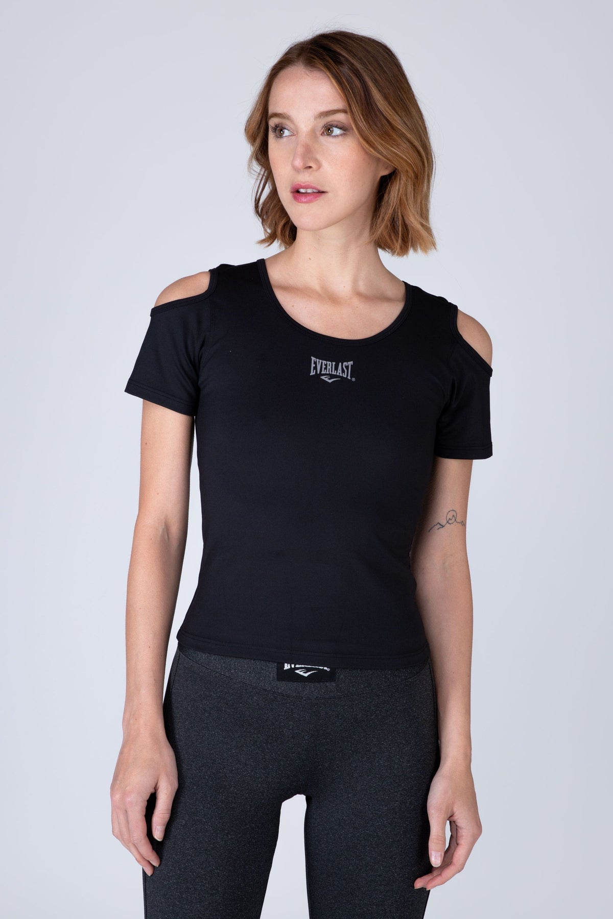 Polera Manga Corta Jumping Negro Everlast