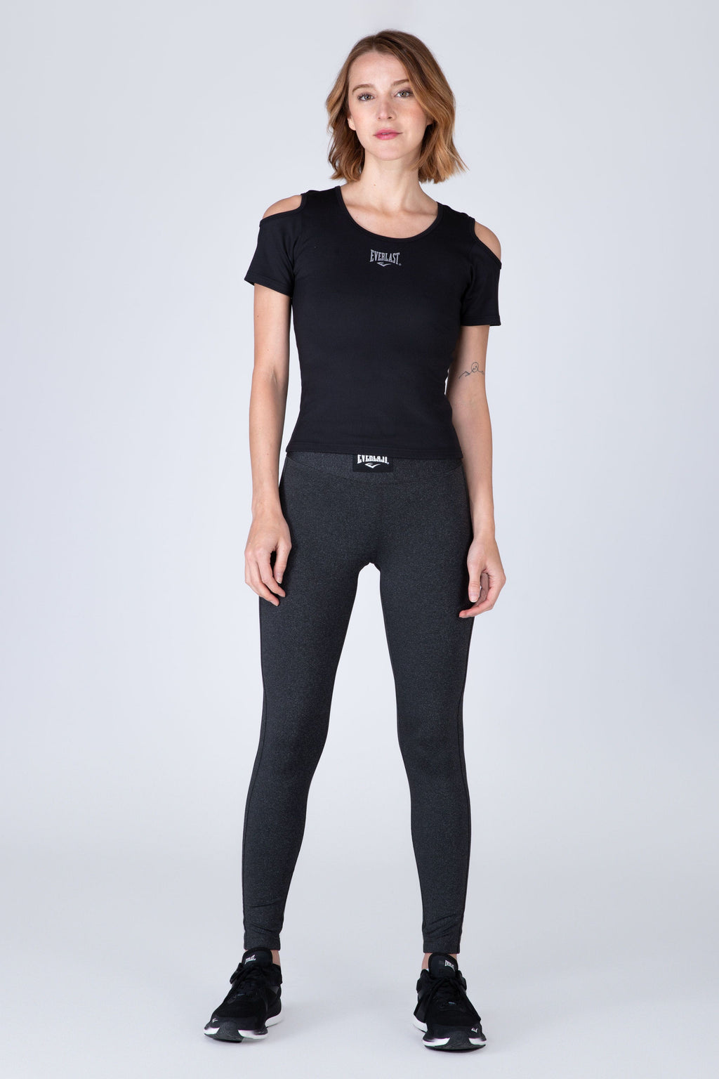Polera Manga Corta Jumping Negro Everlast