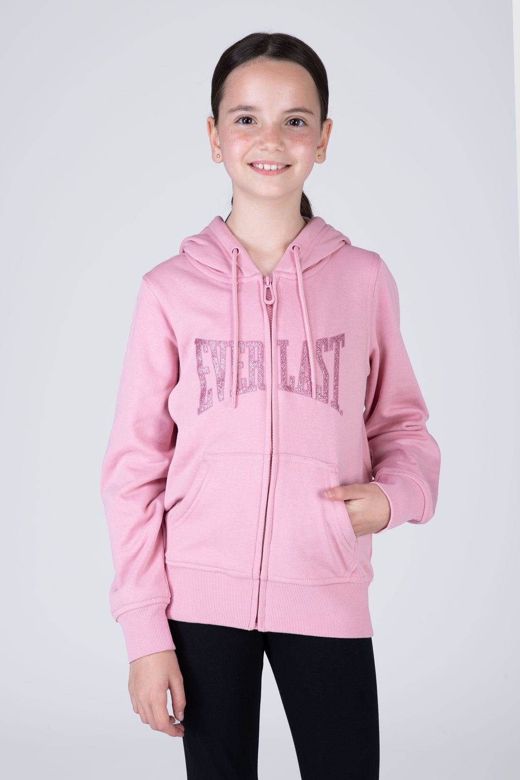 Chaqueta Hood Commodity Niña Rosado Everlast