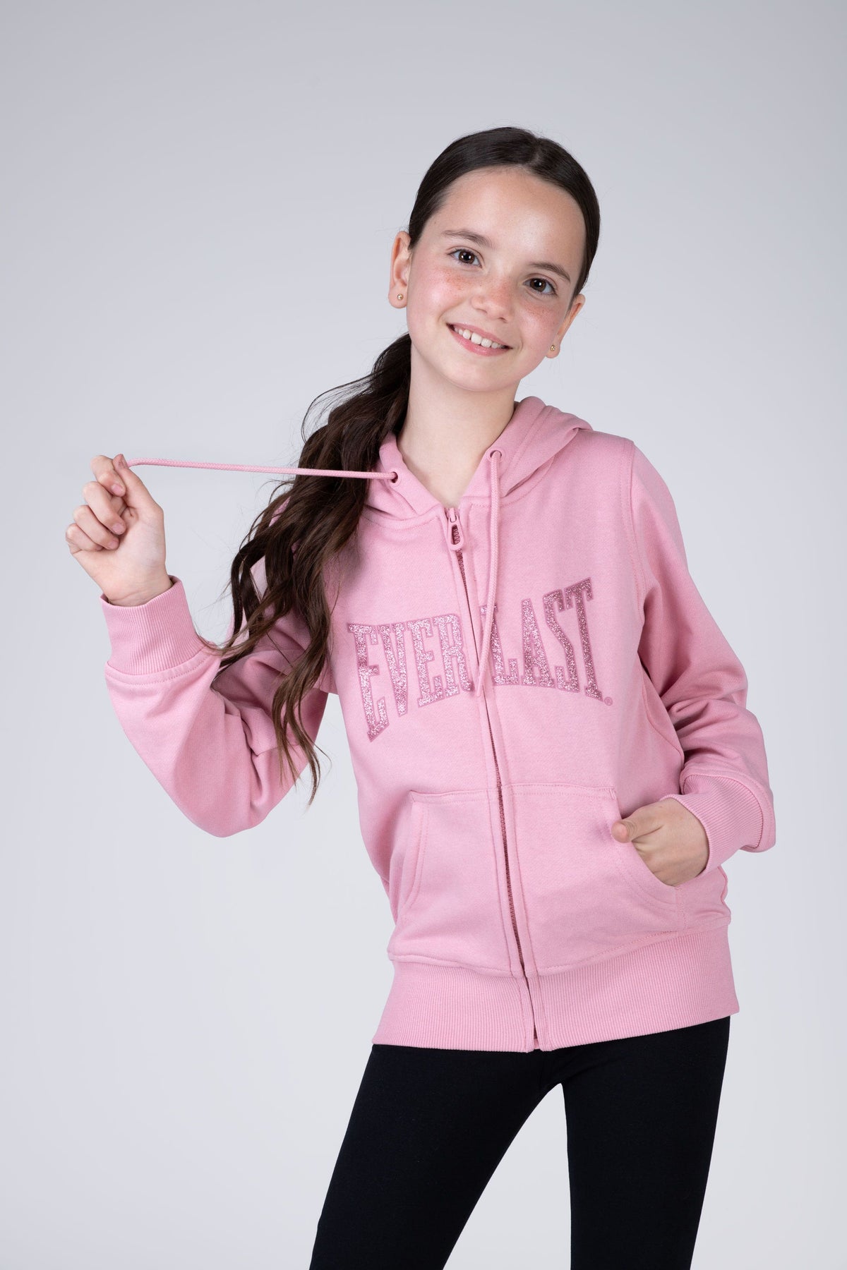 Chaqueta Hood Commodity Niña Rosado Everlast