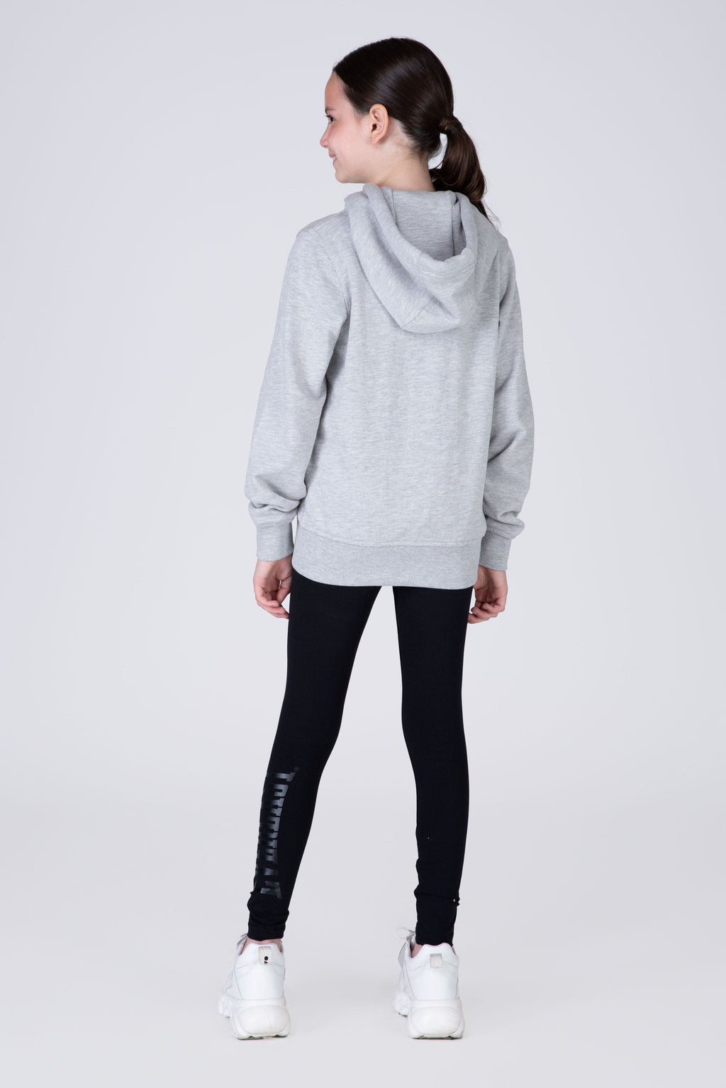 Chaqueta Hood Commodity Niña Gris Claro Everlast