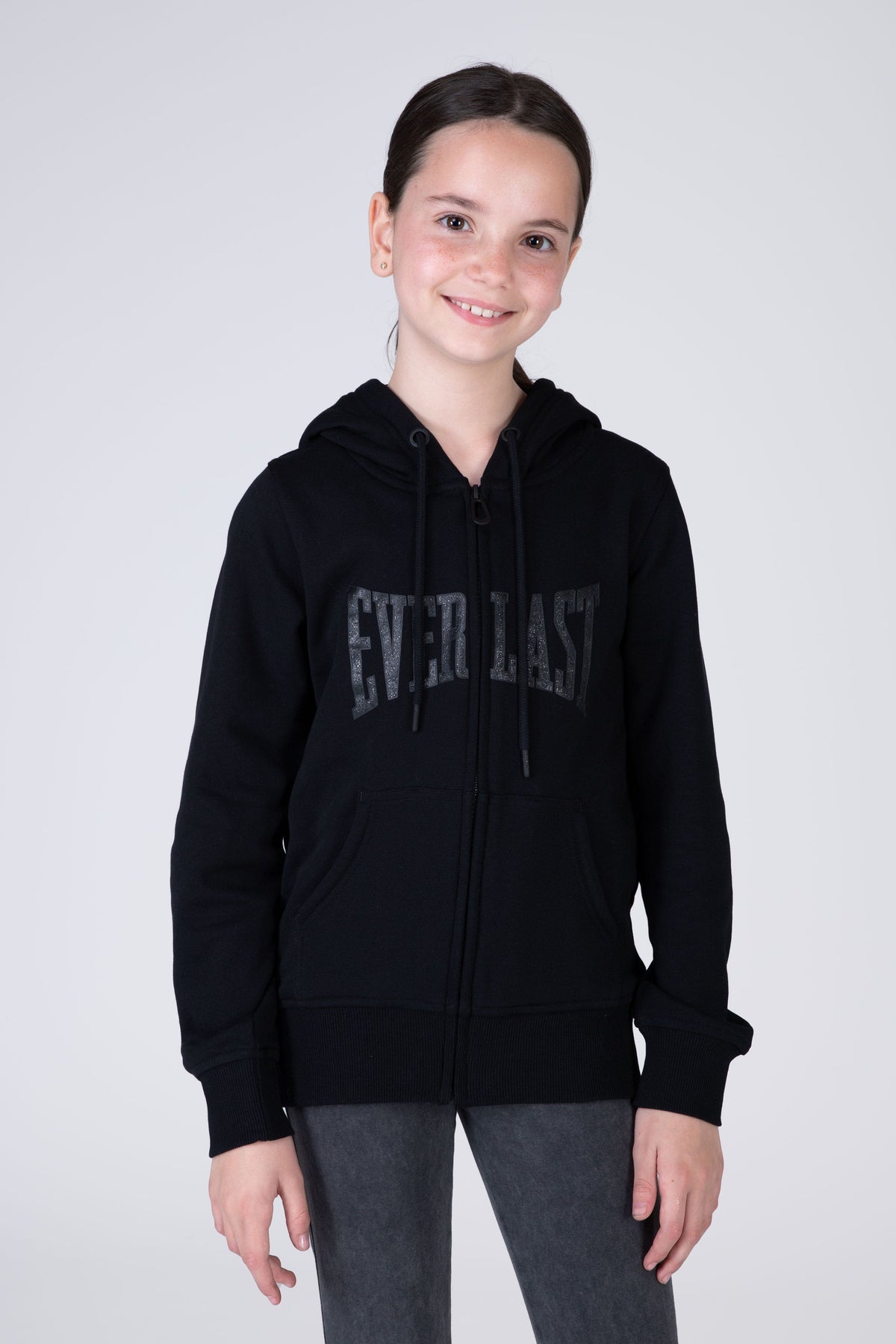 Chaqueta Hood Commodity Niña Negro Everlast