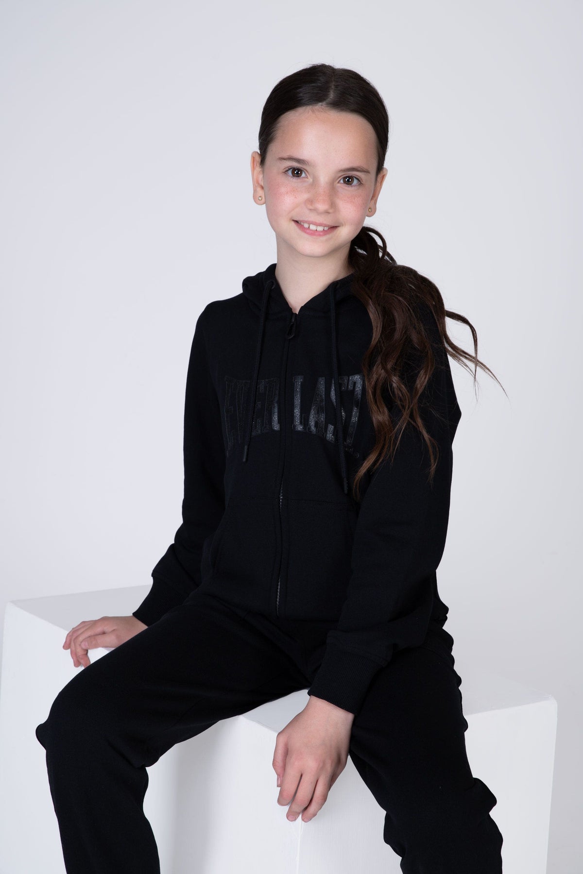 Chaqueta Hood Commodity Niña Negro Everlast