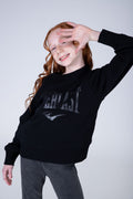 Poleron Crew Neck Commodity Niña Negro Everlast