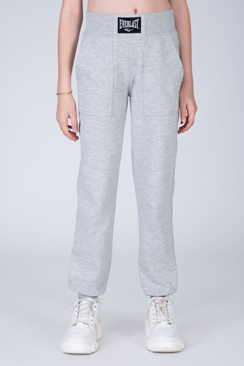 Jogger Commodity Niña Gris Claro Everlast