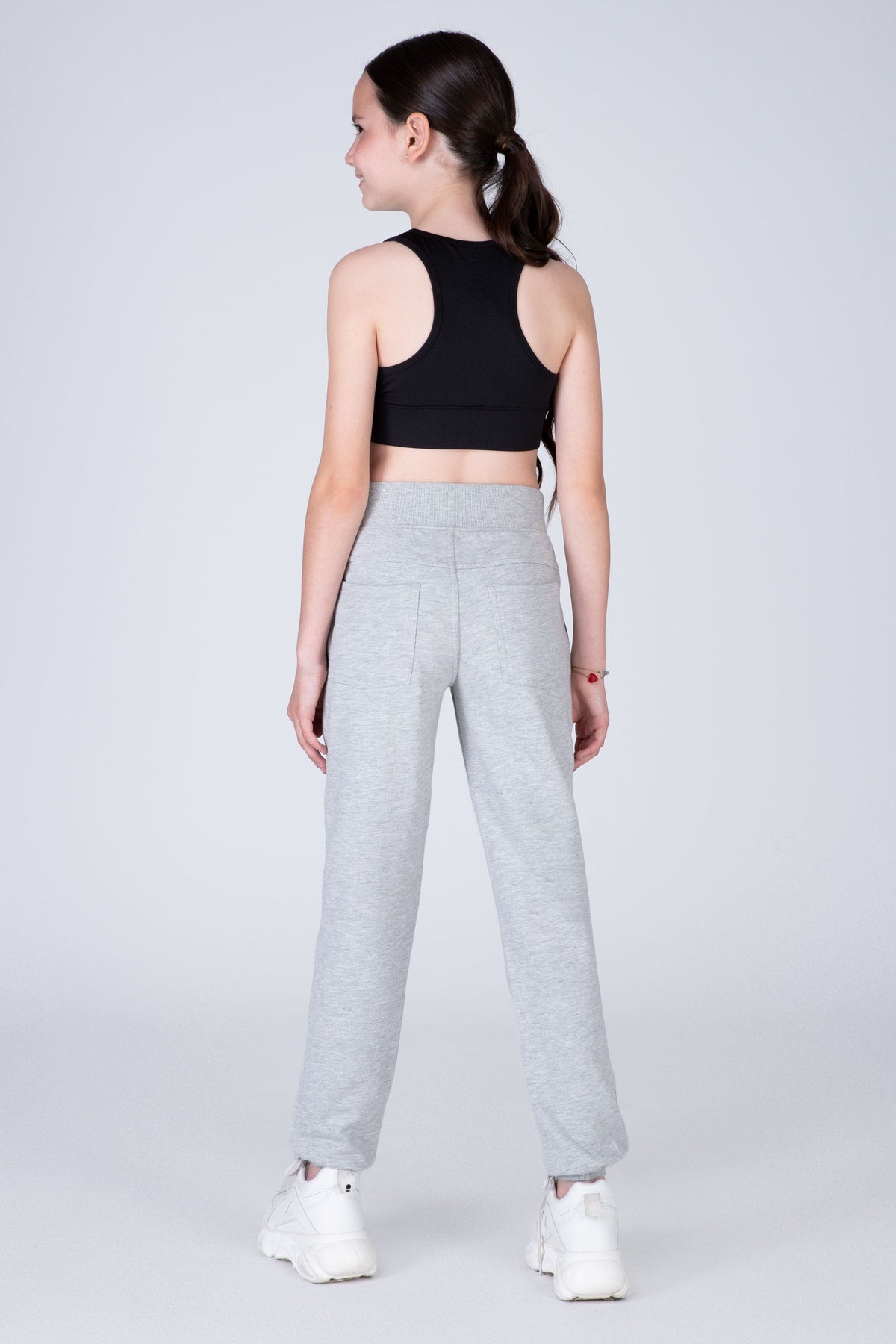 Jogger Commodity Niña Gris Claro Everlast