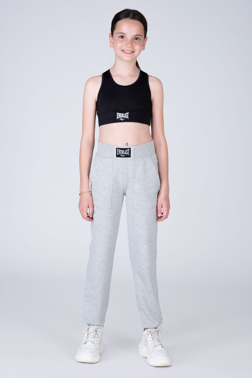 Jogger Commodity Niña Gris Claro Everlast