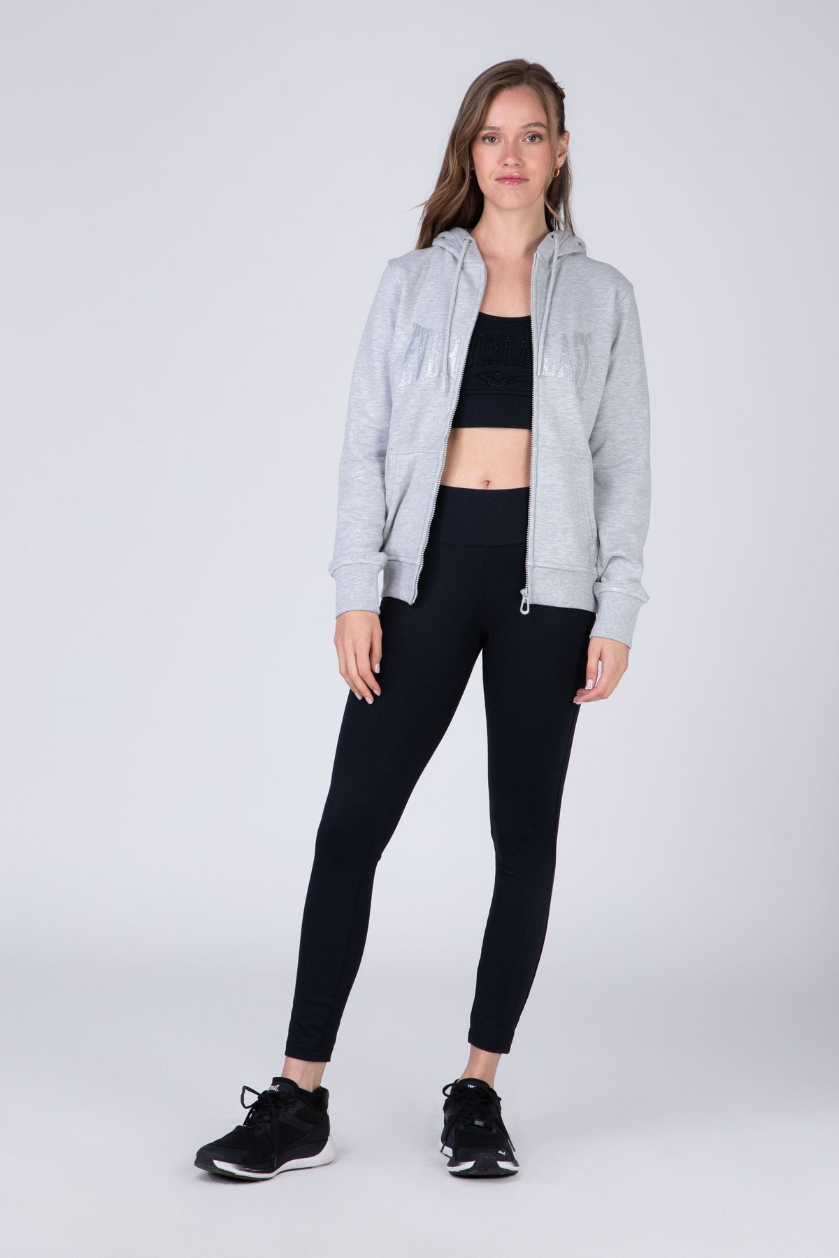 Chaqueta Hood Commodity Gris Claro Everlast
