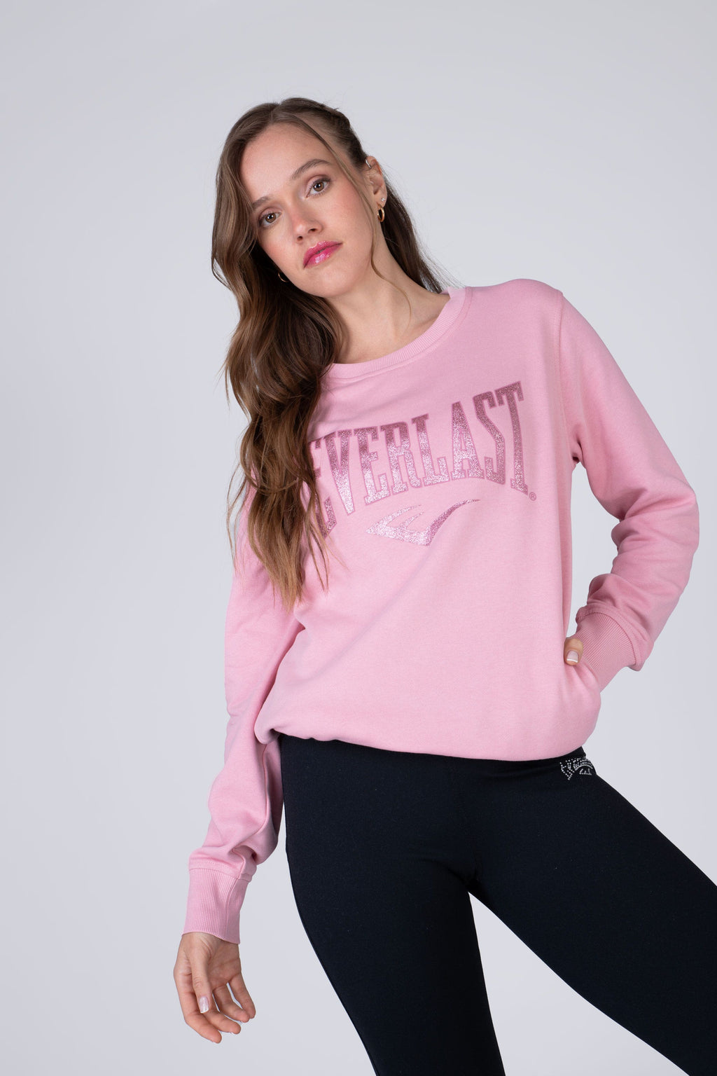 Poleron Crew Neck Commodity Rosado Everlast