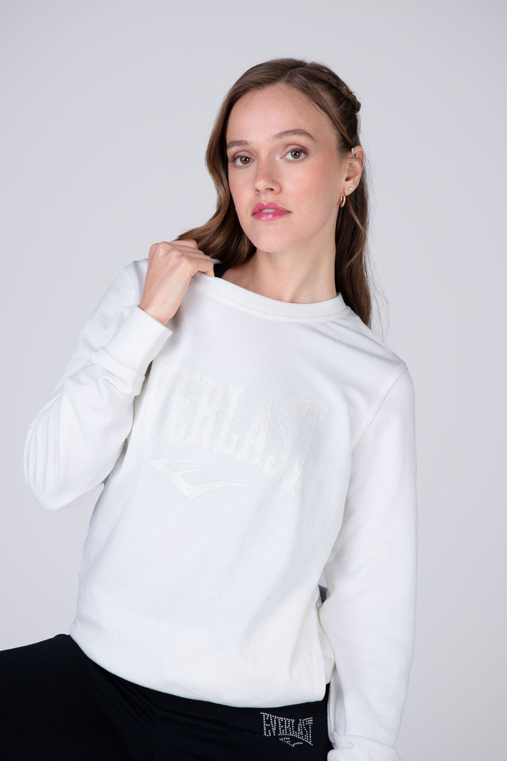 Poleron Crew Neck Commodity Blanco Everlast