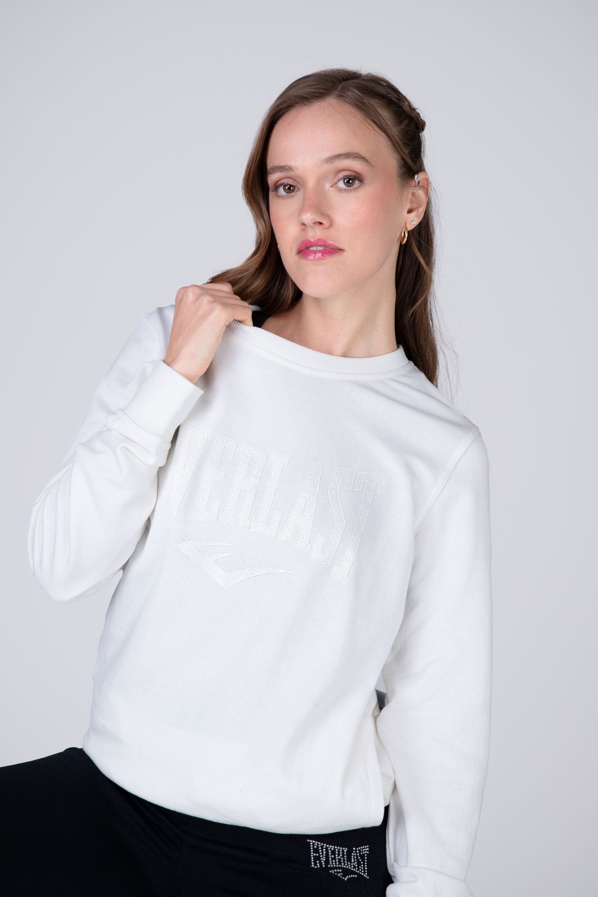 Poleron Crew Neck Commodity Blanco Everlast
