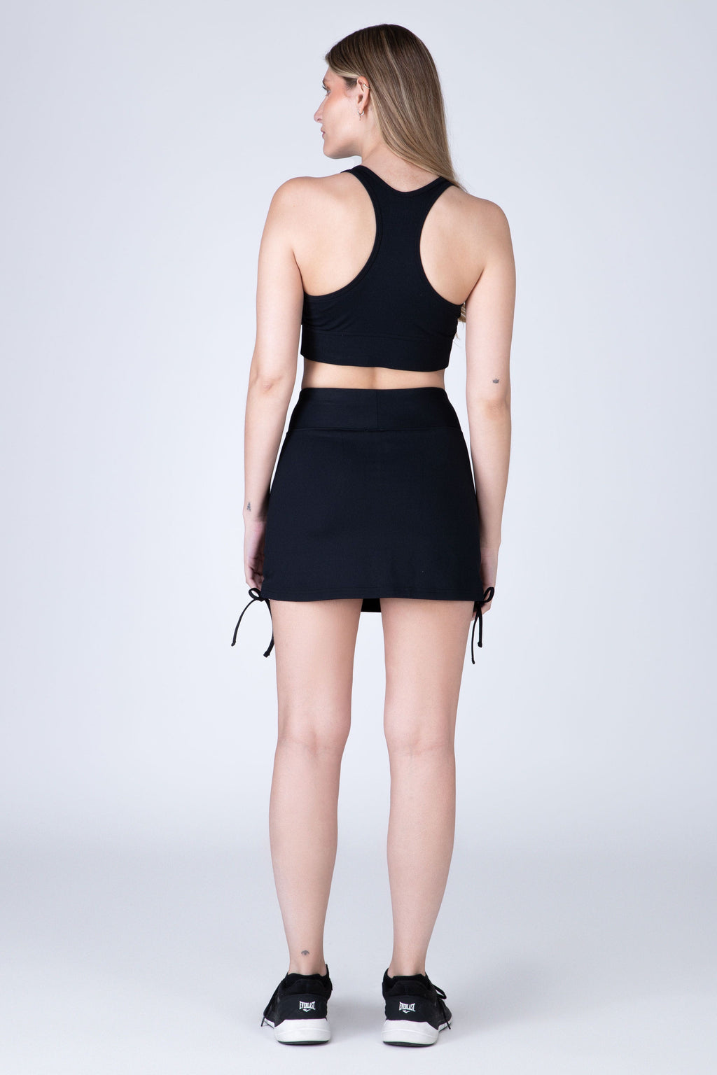 Legging Short Skirt Twist Negro Everlast