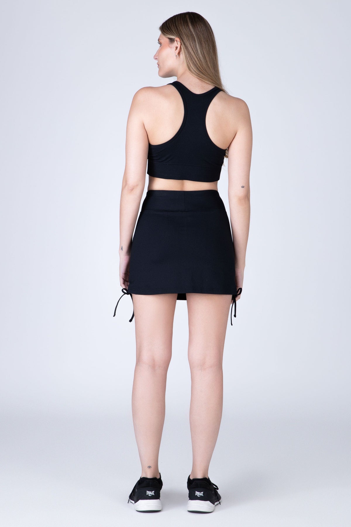 Legging Short Skirt Twist Negro Everlast