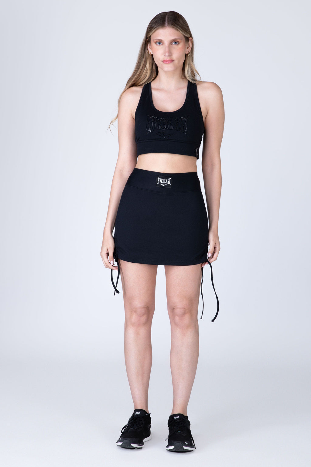 Legging Short Skirt Twist Negro Everlast