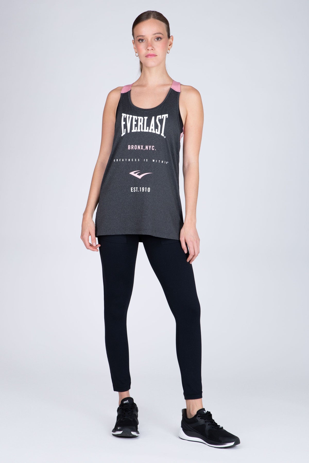 Polera Tank Squad Gris Everlast