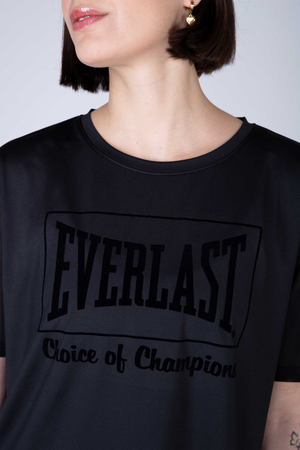 Polera Manga Corta Reverse Negro Everlast