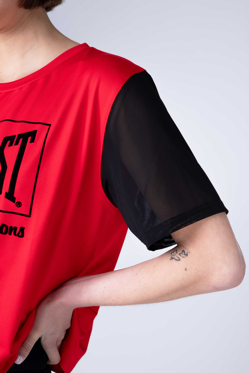 Polera Manga Corta Reverse Rojo Everlast