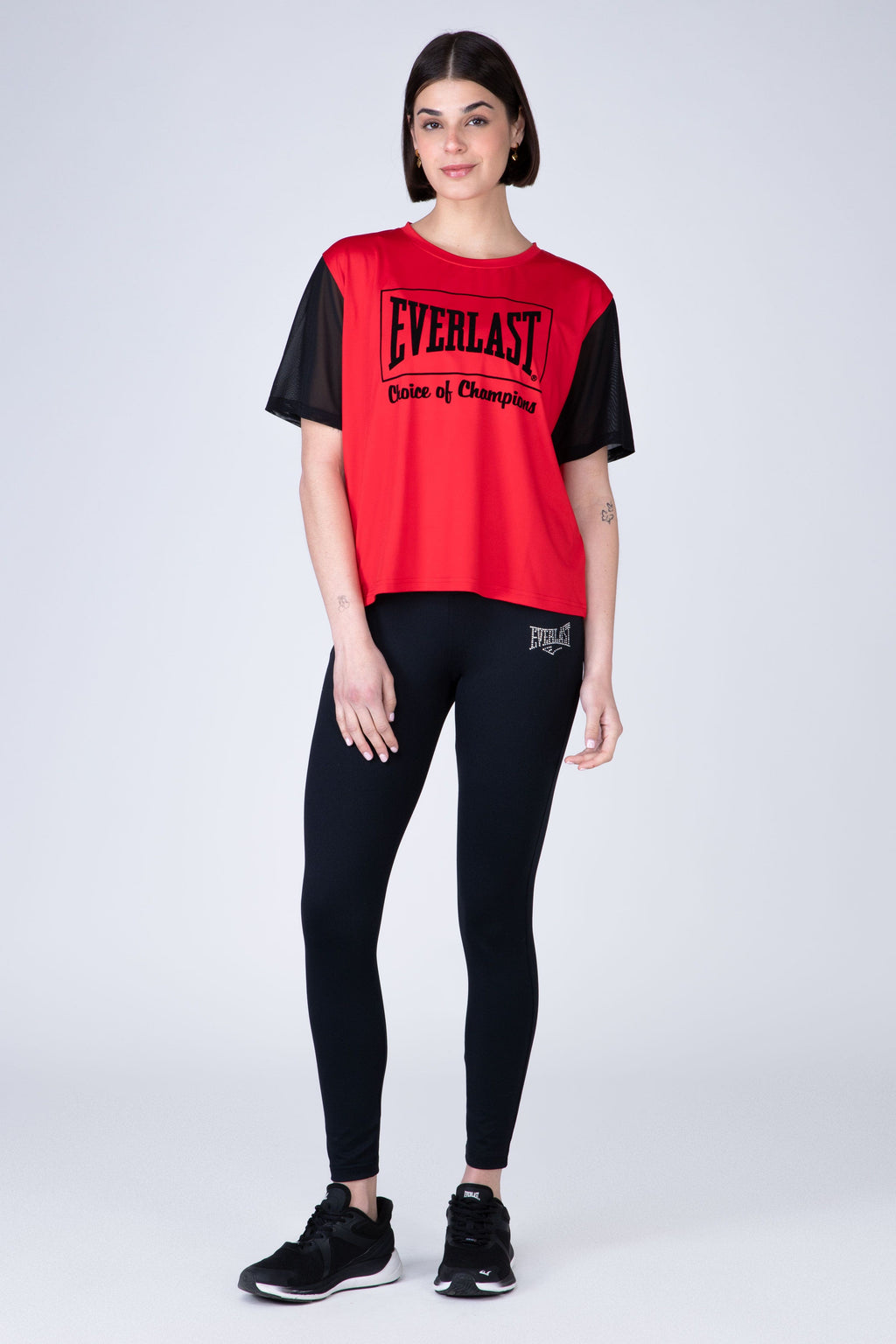 Polera Manga Corta Reverse Rojo Everlast