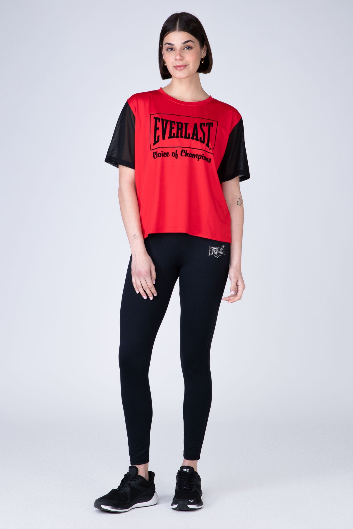 Polera Manga Corta Reverse Rojo Everlast