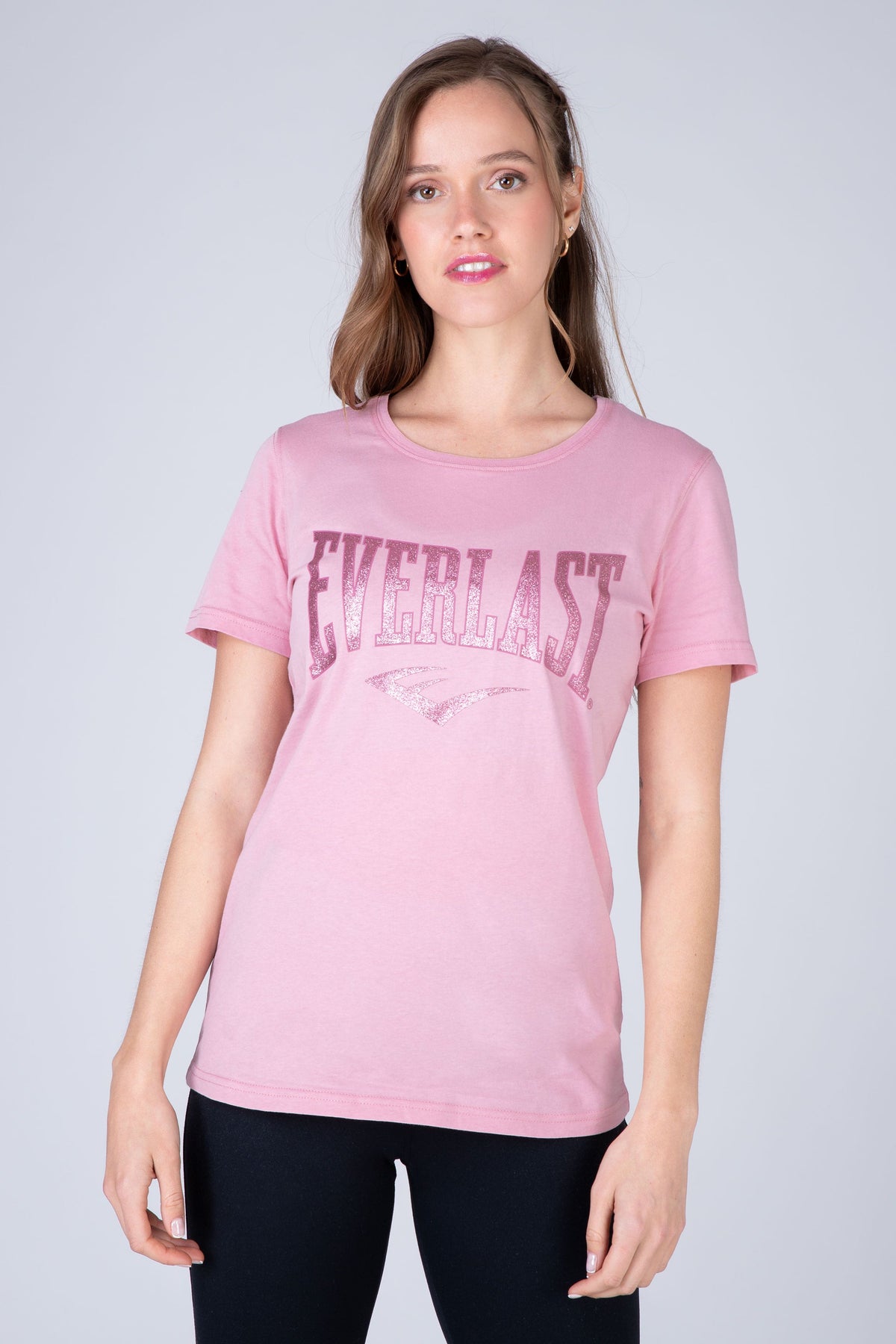 Polera Manga Corta Commodity Rosado Everlast