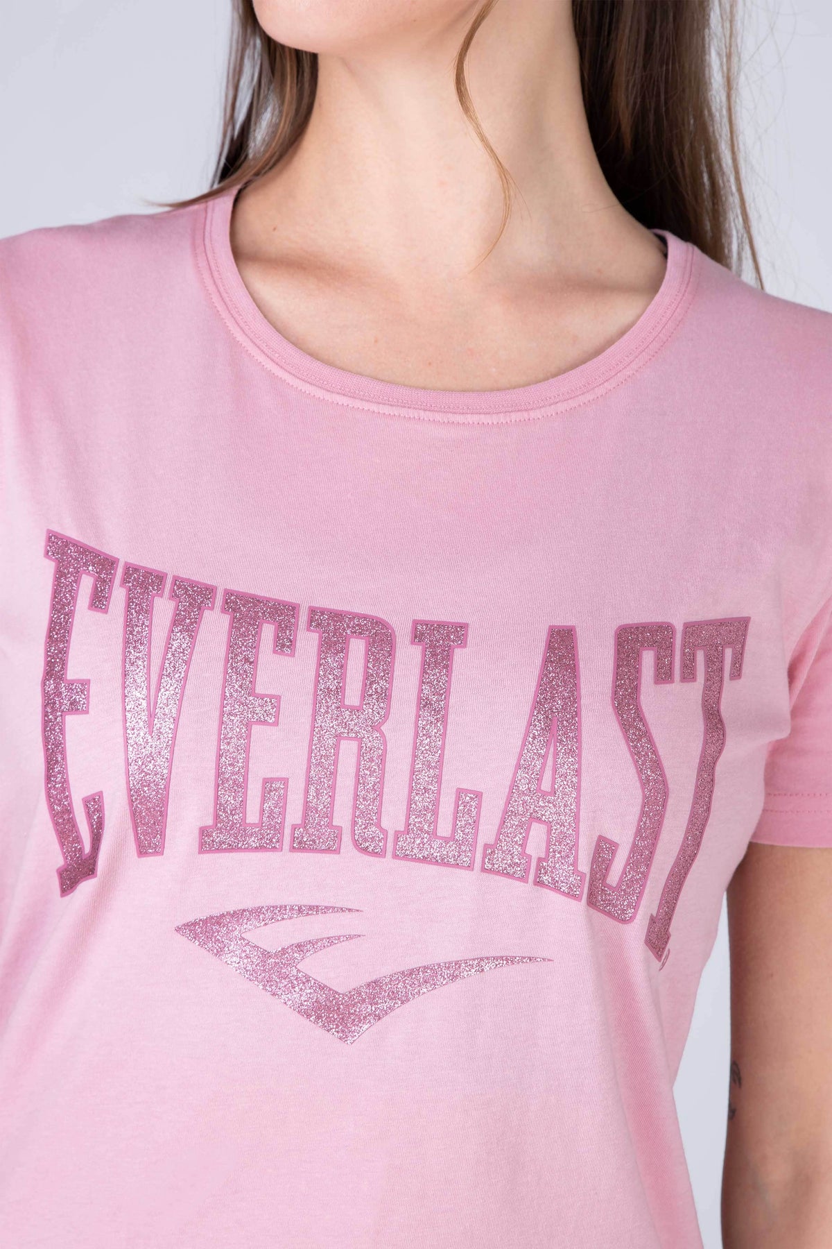 Polera Manga Corta Commodity Rosado Everlast