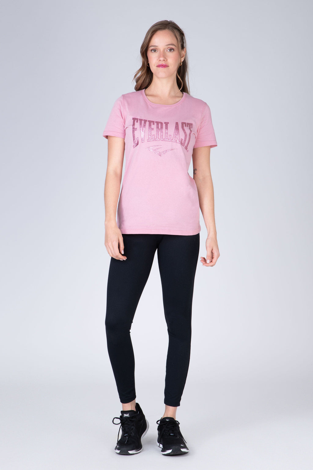 Polera Manga Corta Commodity Rosado Everlast