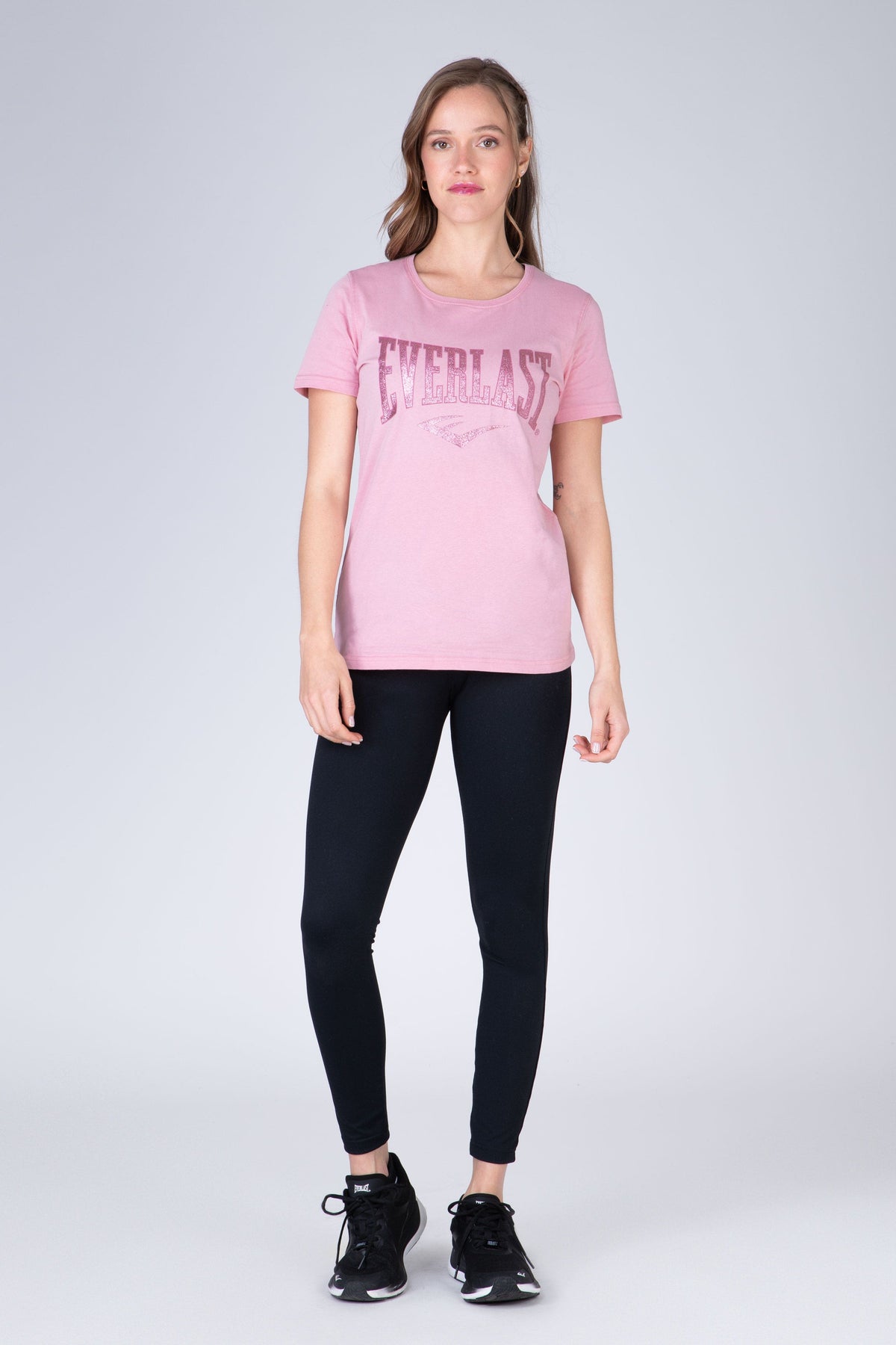 Polera Manga Corta Commodity Rosado Everlast