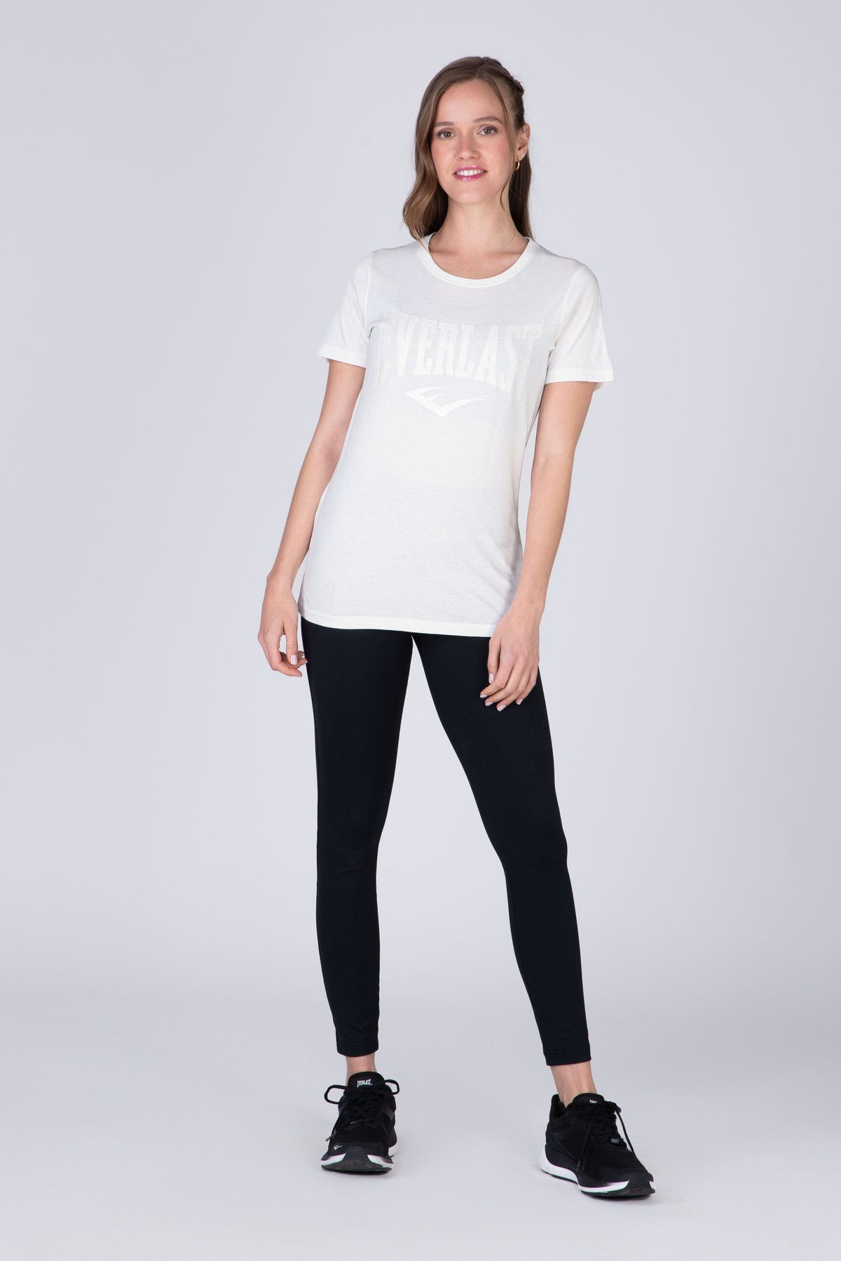 Polera Manga Corta Commodity Blanco Everlast