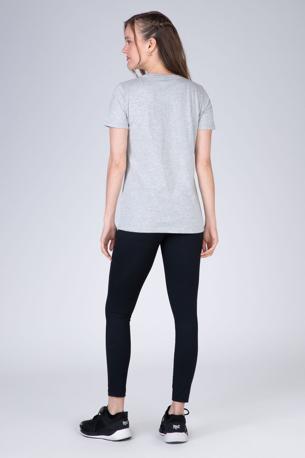 Polera Manga Corta Commodity Gris Claro Everlast